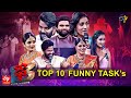 Dhee 13  kings vs queens  top 10  funny jokes  sudheer  rashmi  deepika  hyper aadi  pradeep