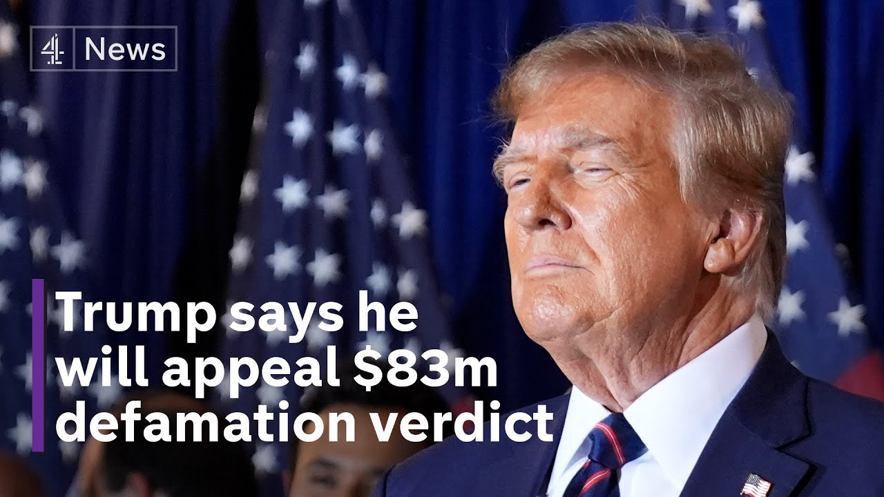 Donald Trump ordered to pay $83m in E. Jean Carroll defamation case