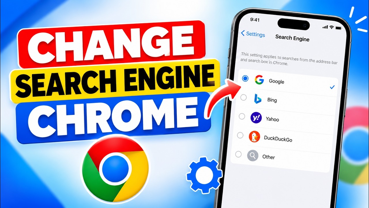 How to Change Your Default Search Engine on Google Chrome (2026) - YouTube