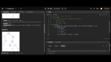 Leetcode 1367. Linked List in Binary Tree