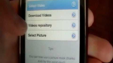 How to get a moving/ animated background on your iphone or ipod touch