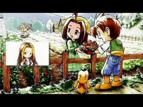  Harvest  Moon  Back  To Nature  custom PSP  menu PS1 emulator 