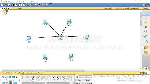 Star Topology Simulation Tutorial Using Cisco Packet Tracer