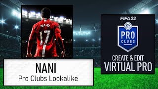 FIFA 22 - How to Create Nani - Pro Clubs Lookalike