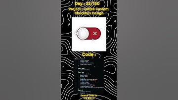 How to Create a Coffee-Themed Custom Checkbox with HTML, CSS and JavaScript #chetanck #coffee #css