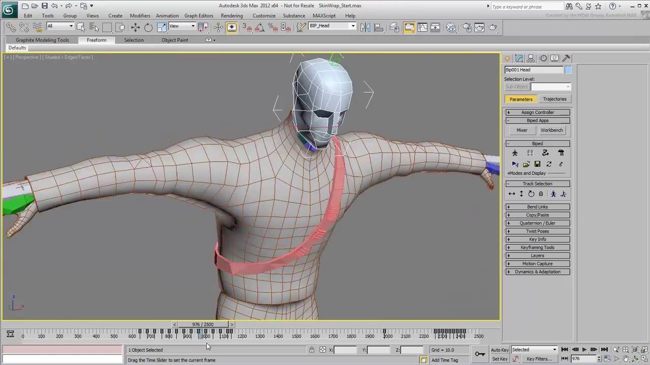 autodesk revit Skin Wrapping in 3ds Max - Part 3 - Adding Props