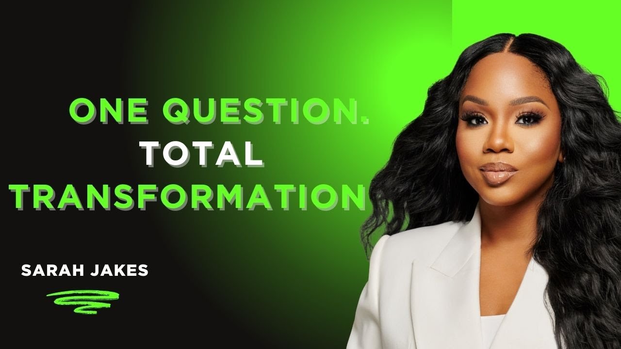This Question From Jesus Will Change Your Life || SARA JAKES MOTIVATIONAL SPEECH 