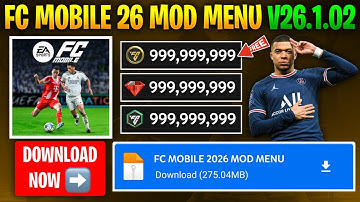 🚀 FC Mobile 26 Mod Menu APK v26.0.01 - Unlimited Money, Gems & Fc Points | FC Mobile MOD APK 2025