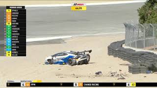 Lamborghini Super Trofeo Mive Airborne Crash At Laguna Seca