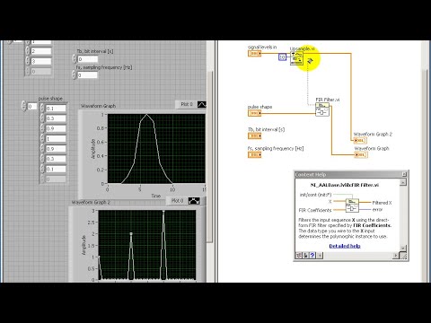 PAM subVI: pam_TransmitFilter.vi coding tips