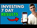 How Much I Made Investing in Stocks - 7 Day Results (500$ Investment)