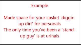 How to Rap - Wordplay (pt.1 - Double Meanings)