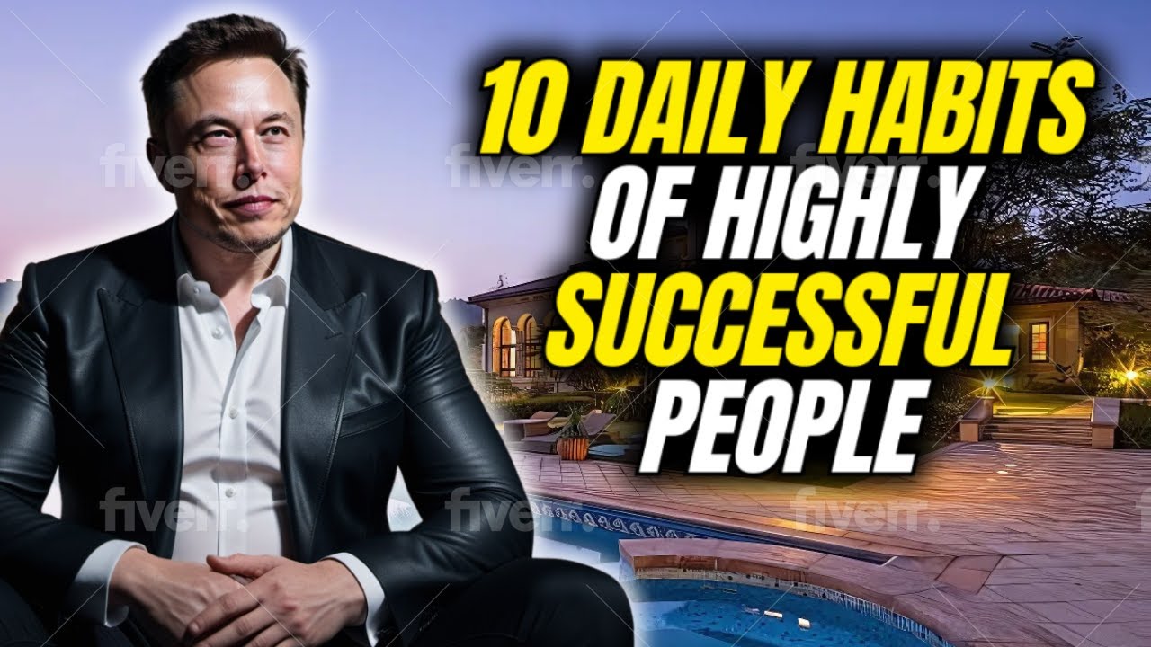 10 Daily Habits of Highly Successful People - YouTube