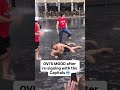 When Ovechkin celebrated in a fountain after winning the Stanley Cup 😅(via @KGras13/X)