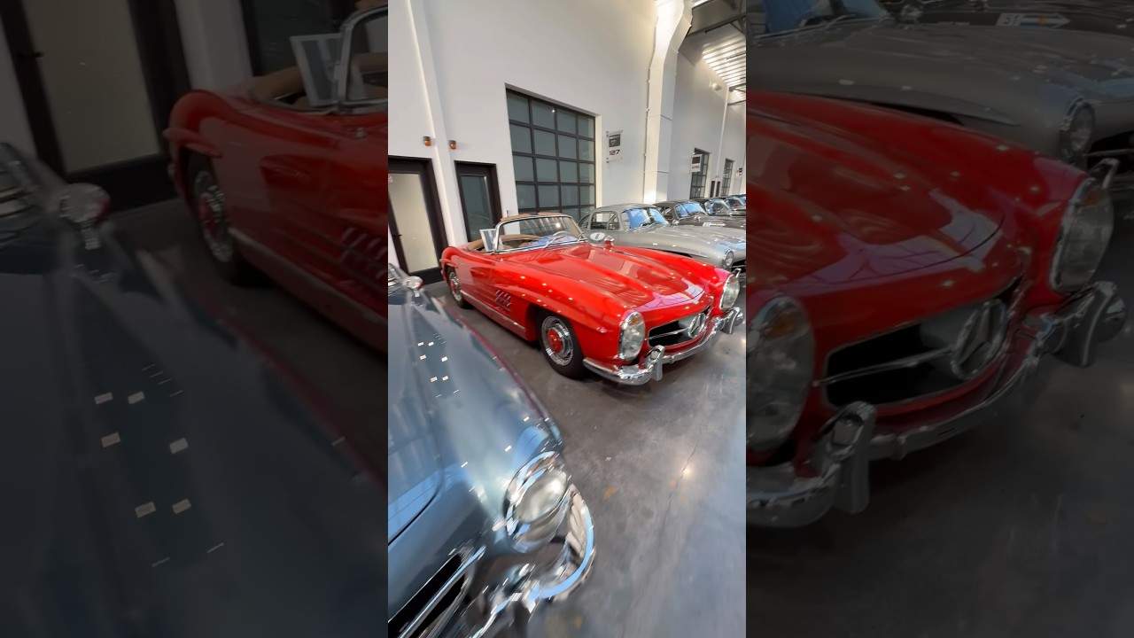 Бесконечный винтажный Mercedes 300SL Gullwing 