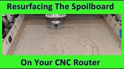How To Surface BobsCNC Spoilboard [Easy Method for Surfacing] CNC Router - Garrett Fromme