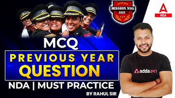 NDA 1 2023 | MCQs And PYQs Of Maths For NDA 2023 Preparation | NDA Maths Classes