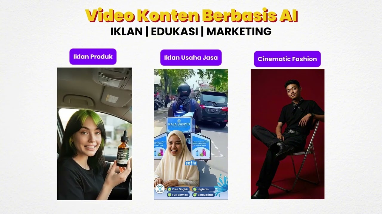 Video Konten Iklan Berbasis AI