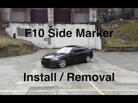 BMW F10 Side Marker removal / Install