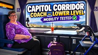 Full I Tried Amtrak Capitol Corridor Lower Level Coach With Limited Mobility Update