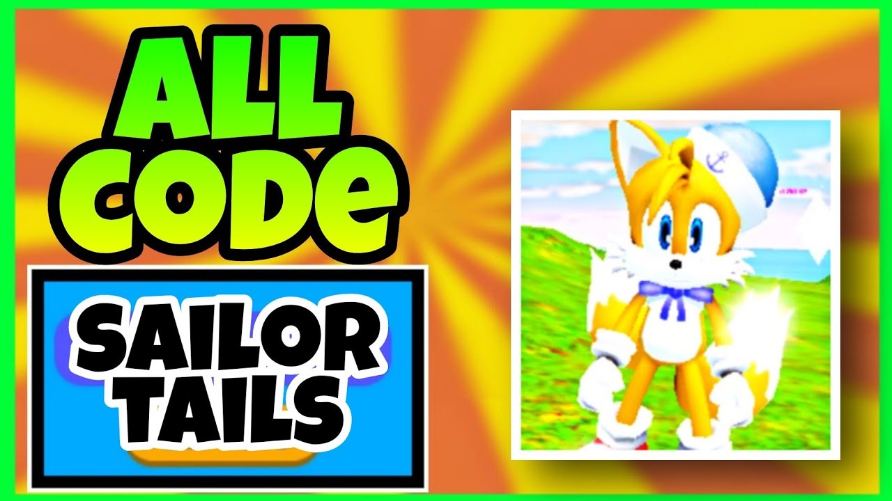 ALL NEW SECRET *SAILOR TAILS* HUNT UPDATE CODES In Roblox Sonic Speed  Simulator! 