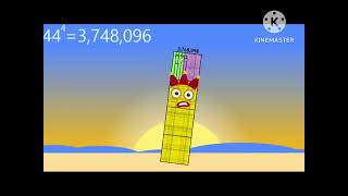 NUMBER blocks numbers 44 and 1m
