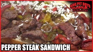 How to grill Pepper Steak Sub Sandwich | Recipe