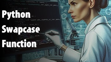 How to use function swapcase in Python? - with practical example