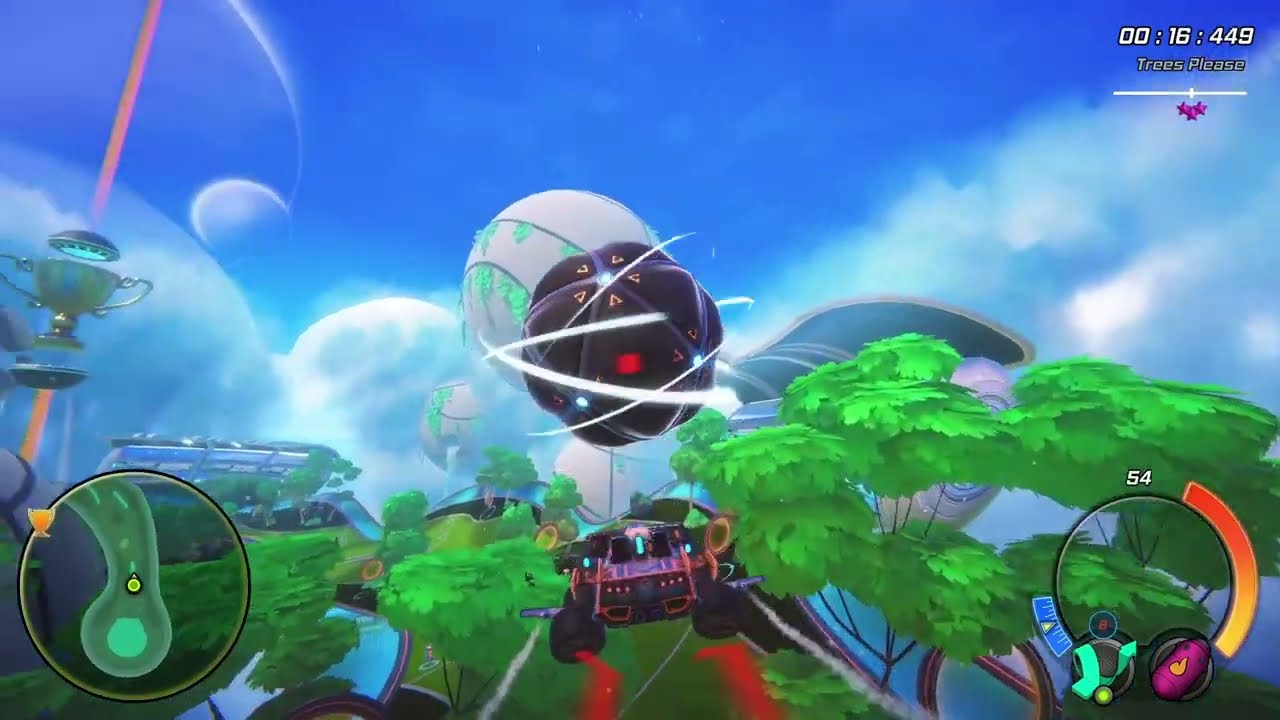 Turbo Golf Racing - first air-dribble trick shot