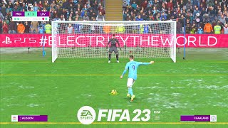 FIFA 23 [PS5] Manchester City vs. Liverpool [Penalty Shootout] Premier League [4K HDR 60FPS]