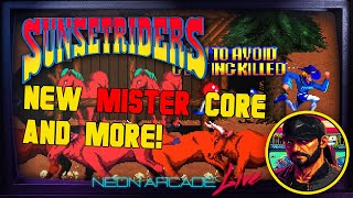 NEON ARCADE LIVE - Sunset Riders, Iron Horse, Express Raider & More on Real Arcade Cabs!
