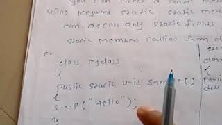 BCA-II year sub-Java Chapter-3 Session-8