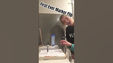 Doing a marker flip. Check description. #flip #markers #expo #shorts #awesome