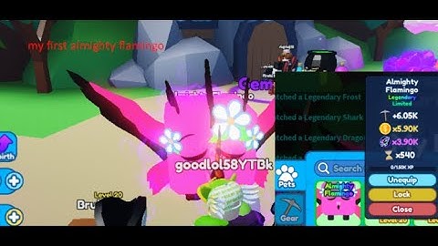 buying my first Almighty Flamingo in mining simulator 2