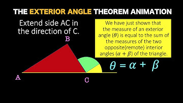 Exterior Angle Theorem Animation