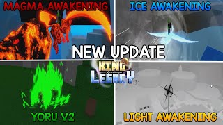 Full Awakening Magma Showcase  King legacy Update 3.5 King legacy magma  awake 