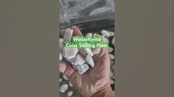 wollastonite improve whiteness and remove impurities with color sorters #oresorting #opticalsorting