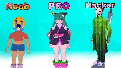 Noob Vs Pro Vs Hacker in Sky Roller - New Updated Gameplay