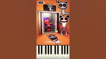 Mouth Elevator VS Monster Monkey & Smile Cat & Aphmau Reverse Version @Mtime4 - Piano Tutorial