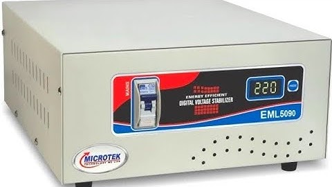 MICROTEK EML5090/EML3090 MAINLINE VOLTAGE STABILIZER FOR HOME | 5KVA MAINLINE DIGITAL STABILIZER