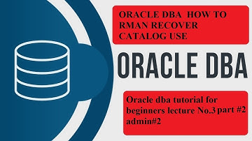 How to create an RMAN virtual private catalog |  oracle dba tutorial for beginners 2021