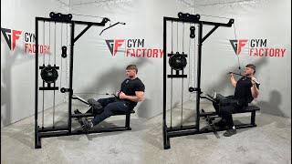 Gymfactory.eu / Seated Row & Lat Pulldown Machine (M5X)