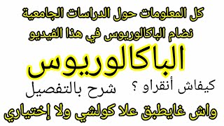 نضام الباكالوريوس شرح مفصل من طرف منسق الباكالوريوس  رئيس قسم الإعلام والتوجيه.