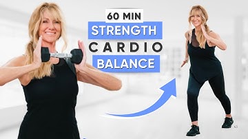 60-Min Total Body Workout for Women 50+ – Strength, Cardio & Balance