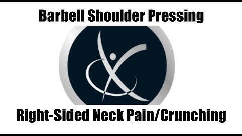 Right-Sided Neck Pain With Pressing