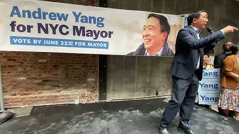 Andrew Yang on Fire - Rally for Change