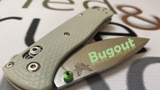 Benchmade Bugout | Grey G-10 | CPM-20CV