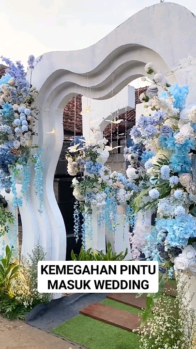 PINTU MASUK WEDDING MINIMALIS #viral #wedding #pelaminan