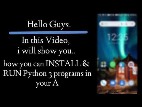 How to run Python programs in Android smartphone | Pydroid 3 apk | How to install Pydroid 3 apk