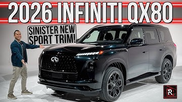 The 2026 Infiniti QX80 Sport Is A More Sinister Flagship Luxury SUV For Standout Families 